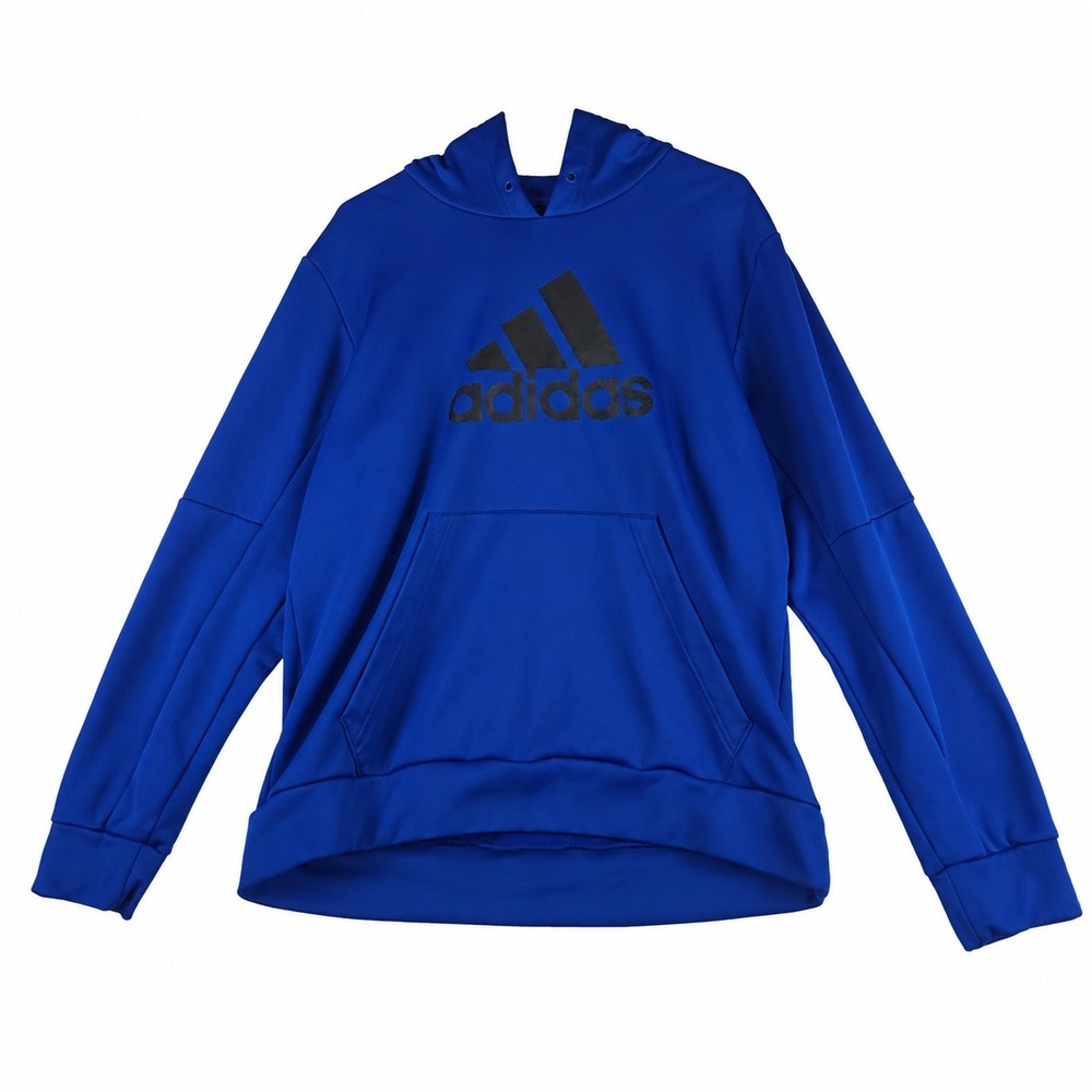 Adidas AEROREADY Men's Large Blue Pullover Hoodie